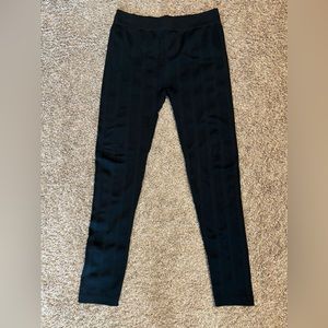 Planet Gold Ribbed Knit Leggings Junior Size L